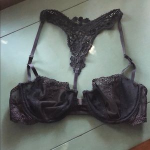 Free people crochet back lace bra